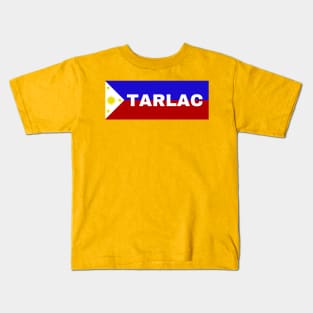 Tarlac City in Philippines Flag Kids T-Shirt